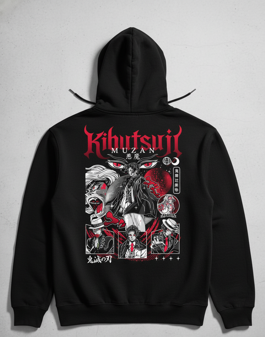 “Crimson Demon King” Muzan-Inspired Anime Hoodie