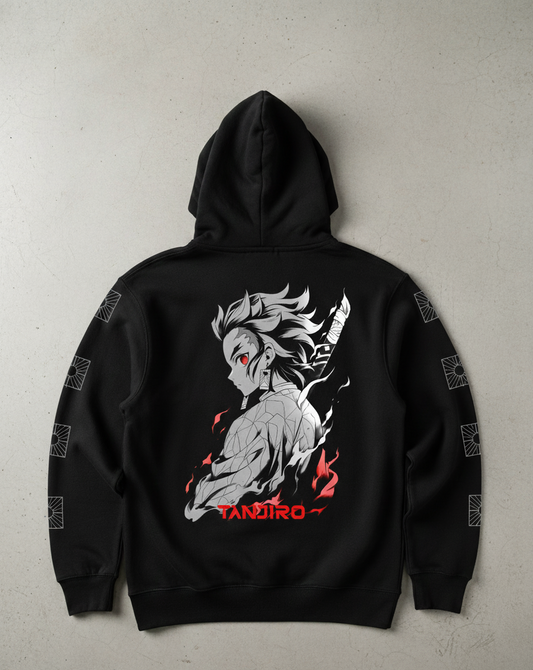 “Tanjiro – Flame-Born Spirit” Anime Inspired Hoodie