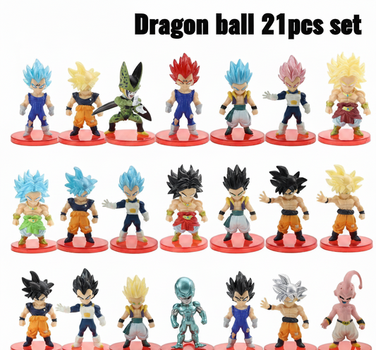 Dragon Ball Ultimate 21-Piece Figure Collection | Power Up Your Display