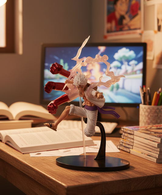 Monkey D. Luffy – Gear 5 Fierce Strike Edition | 18 cm Dynamic Action Figure