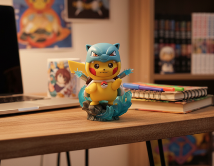 Pikachu (Blastoise Armor Edition) Collectible Figure | 12 cm