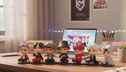 BTS Chibi Idol Mini Figure Set | 7 cm Limited Edition Collection