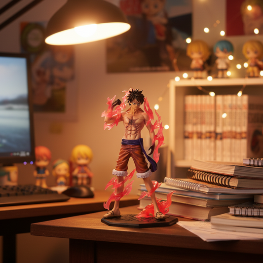 One Piece – Monkey D. Luffy Fire Aura Figure (24cm) | Limited Edition Collectible
