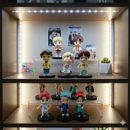 BTS Chibi Idol Deluxe Figure Set | 12 cm Premium Edition