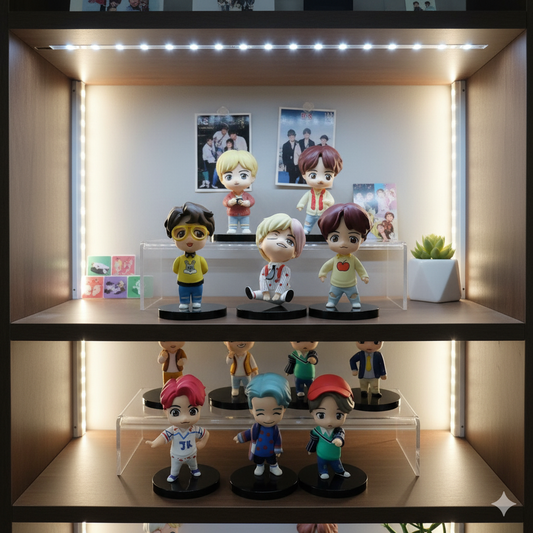 BTS Chibi Idol Deluxe Figure Set | 12 cm Premium Edition