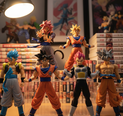 Dragon Ball Super Saiyan Power Collection – 6 Figure Set (18cm)