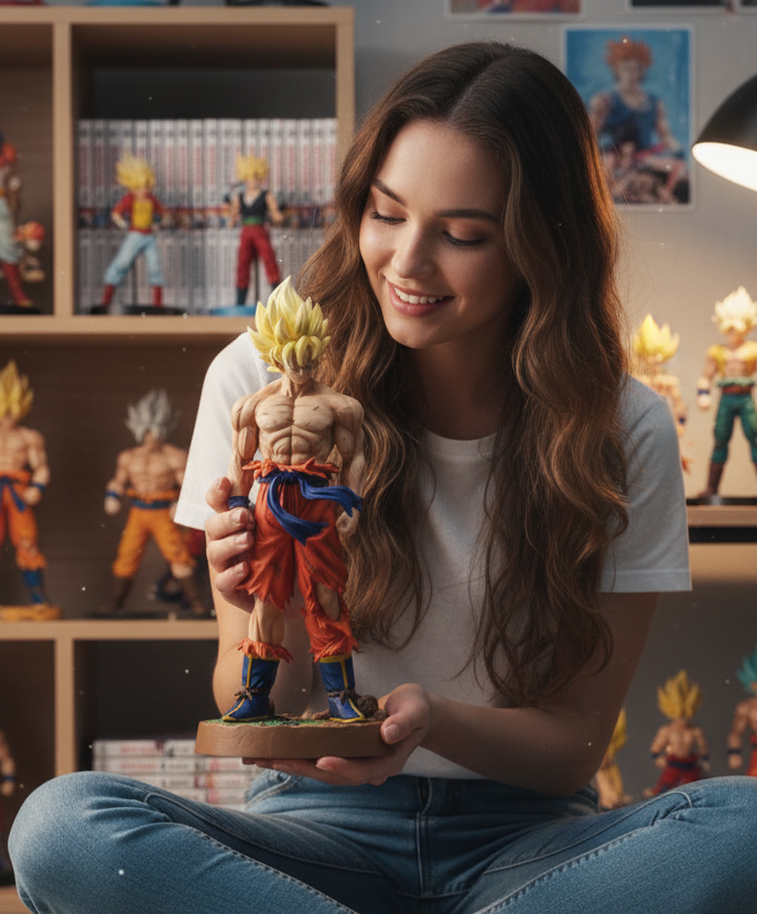 Super Saiyan Goku – 45 cm Ultimate Battle Damage Statue | Legendary Saiyan Power Collectible