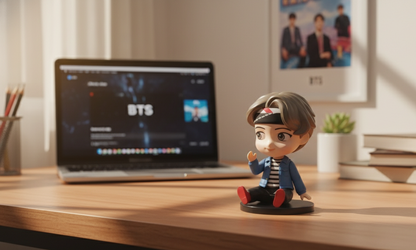 BTS Chibi Idol Mini Figure Set | 7 cm Limited Edition Collection