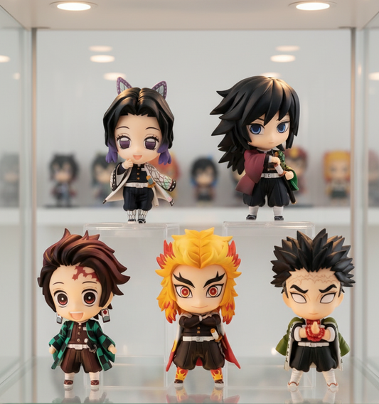 Demon Slayer Elite 5-Figure Set (10cm) – Unleash the Power of the Hashira!