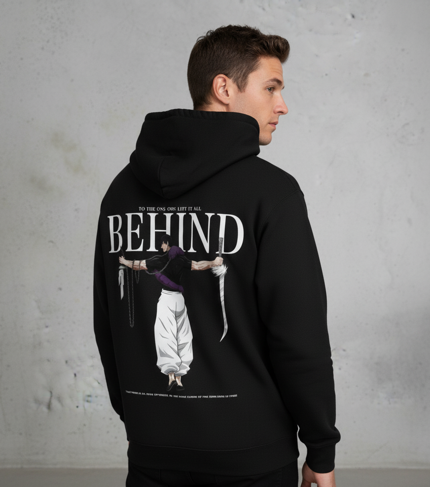 “Left It All Behind” Toji-Inspired Anime Hoodie