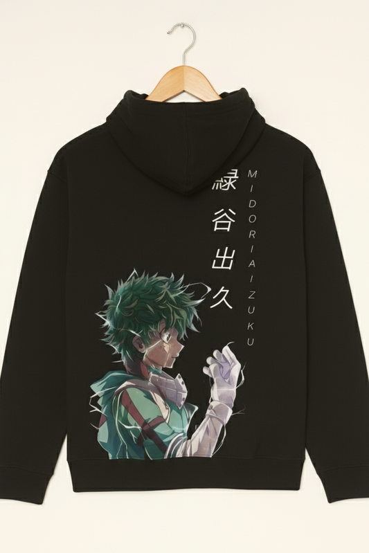 Izuku Midoriya from My Hero Academia Inspired Hoodie