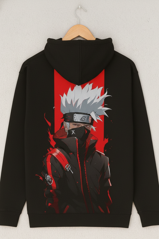Kakashi Hatake from Naruto Inspired Hoodie