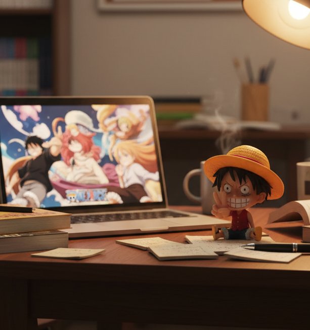 One Piece – Monkey D. Luffy Mini Figure (9cm) | “Straw Hat Victory Pose” Edition