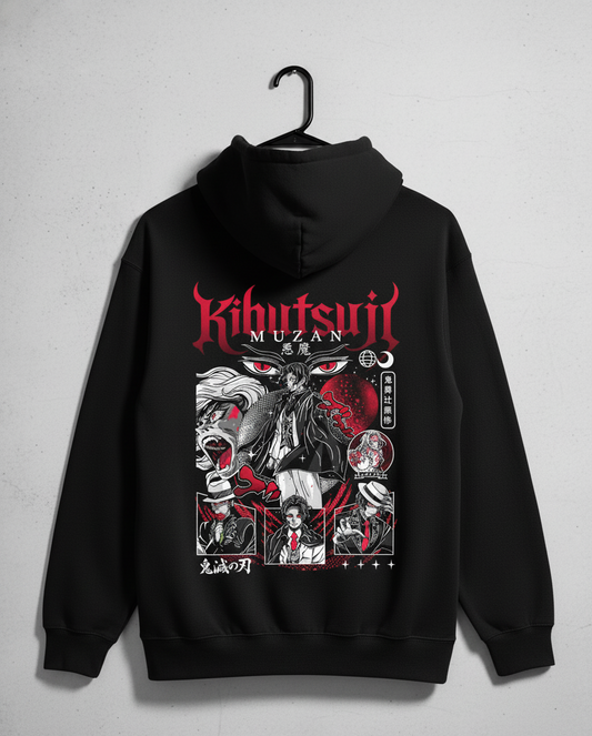 “Crimson Demon King” Muzan-Inspired Anime Hoodie