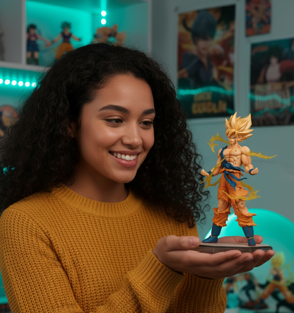 Dragon Ball Z Super Saiyan Goku 17cm Action Figure – Battle Aura Edition