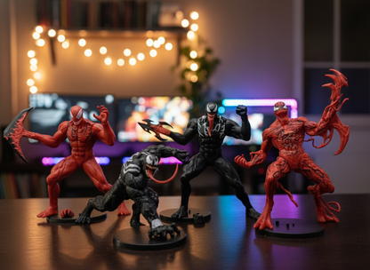 Venom vs Carnage: Ultimate Symbiote Showdown Figure Set | 16 cm Collector’s Edition