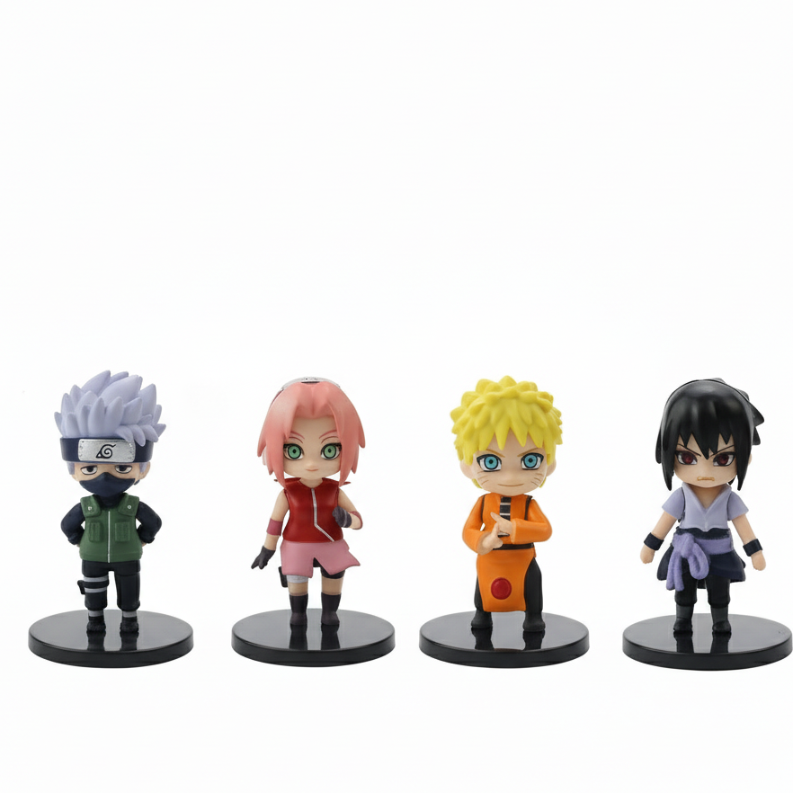 Naruto Mini 12-Figure Set (8cm) – The Ultimate Ninja Squad in Adorable Style!