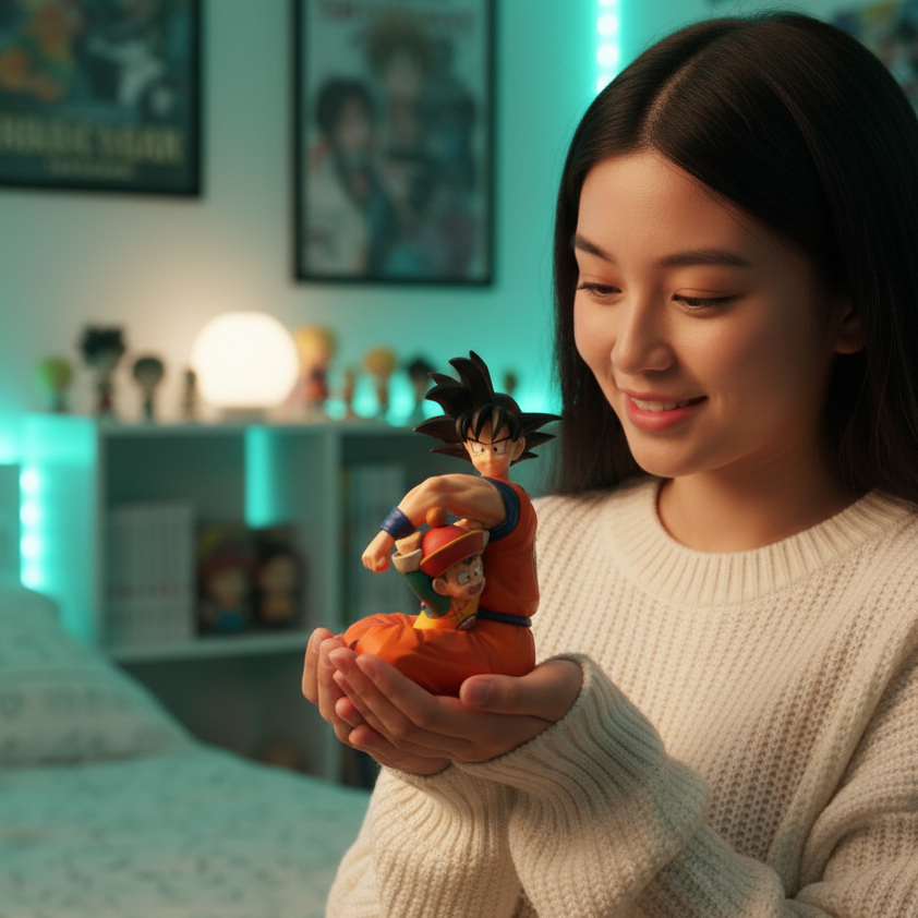 Dragon Ball Z Goku & Kid Gohan 16cm Father-Son Figure – Family Bond Edition