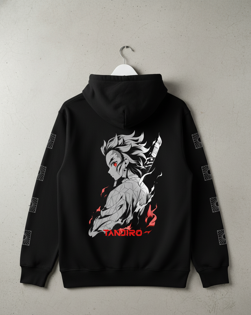 “Tanjiro – Flame-Born Spirit” Anime Inspired Hoodie