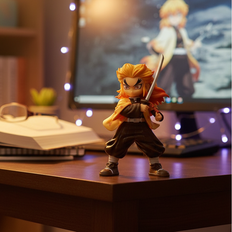 Rengoku Kyojuro (Deluxe Chibi Edition) | 16 cm | Demon Slayer Collectible Figure