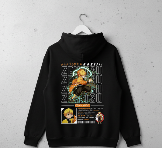 “Thunder Flash Strike” Demon Slayer Anime Hoodie