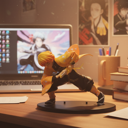 Zenitsu Agatsuma “Thunderclap & Flash” Action Figure | 14 cm