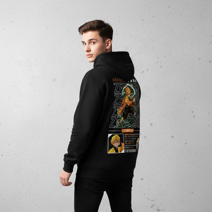 “Thunder Flash Strike” Demon Slayer Anime Hoodie