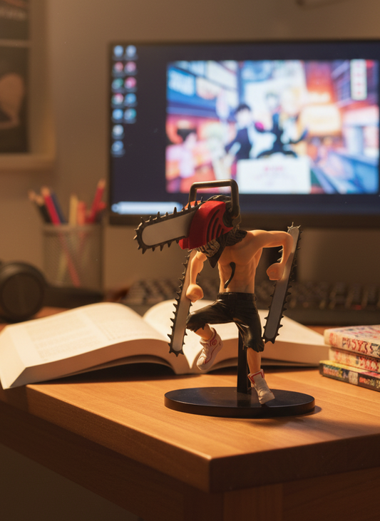 Chainsaw Man Denji Figure 20 cm – Epic Devil Hunter Form | Ultra-Detailed Battle Edition