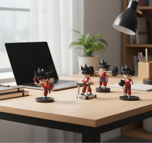 Dragon Ball Z – Kid Goku Intense Training Figure Set (12–13cm)