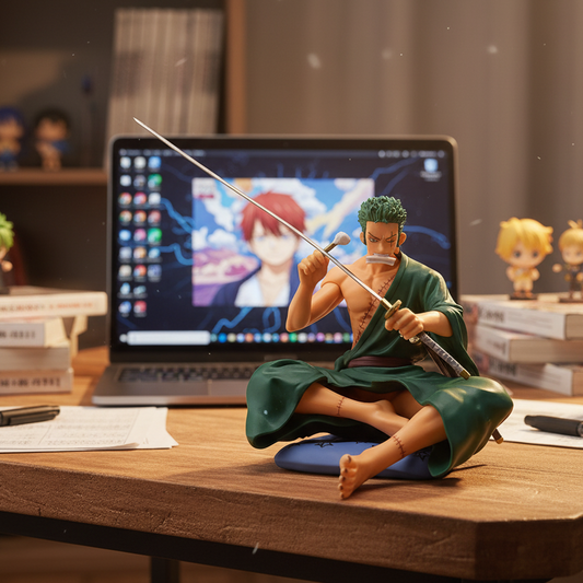 Roronoa Zoro – Wano Edition Seated Figure | 12.5 cm Premium Collectible