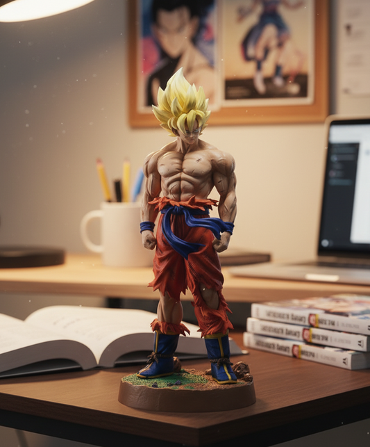 Super Saiyan Goku – 45 cm Ultimate Battle Damage Statue | Legendary Saiyan Power Collectible