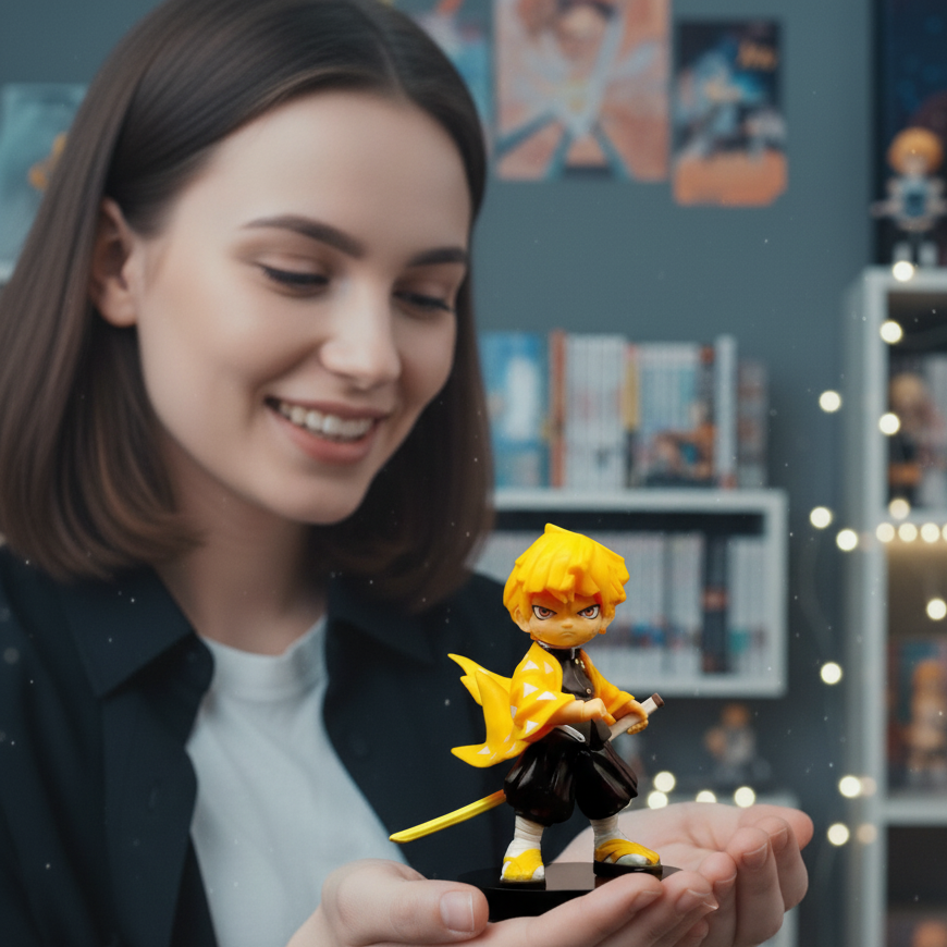 Zenitsu Agatsuma Figure | 16 cm | Demon Slayer Edition