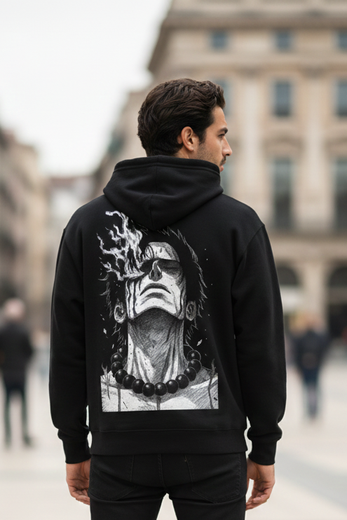 Ace from one Piece Inspired Hoodie