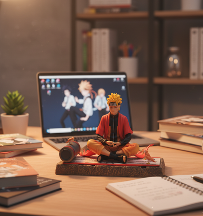Naruto Uzumaki Sitting Pose Figure (15 cm) – Sage Mode Collectible Statue