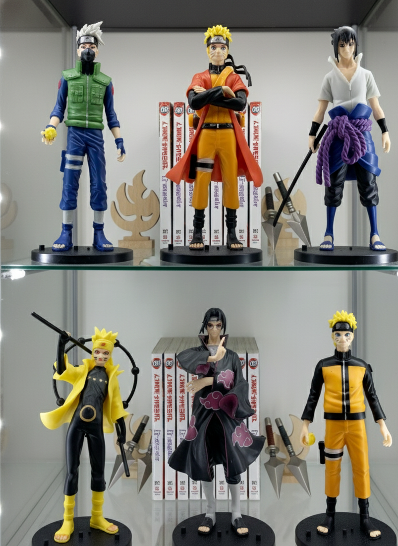 Naruto Shippuden Ultimate 6-Figure Set (18cm) – Awaken the Power of the Shinobi Legends!
