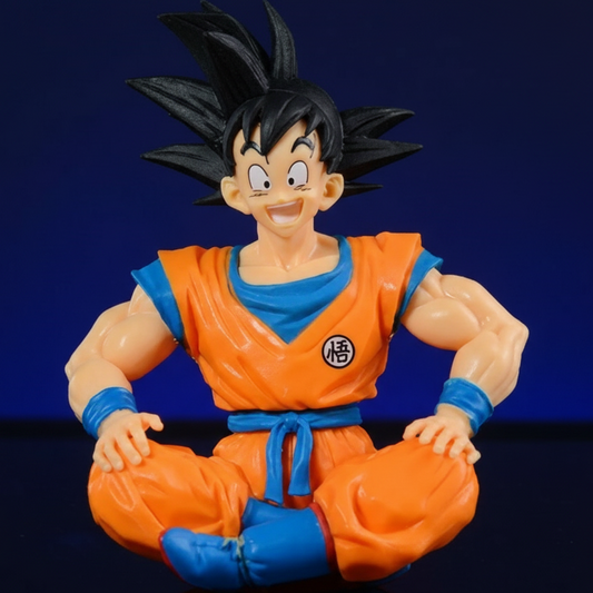 Dragon Ball Sitting Goku 8cm Figure | Classic Orange Gi Collectible