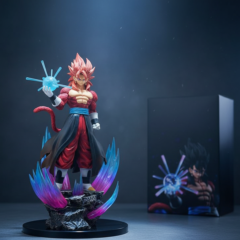 Dragon Ball GT – Super Saiyan 4 Goku 37.5cm Collectible Figure | Energy Aura Edition