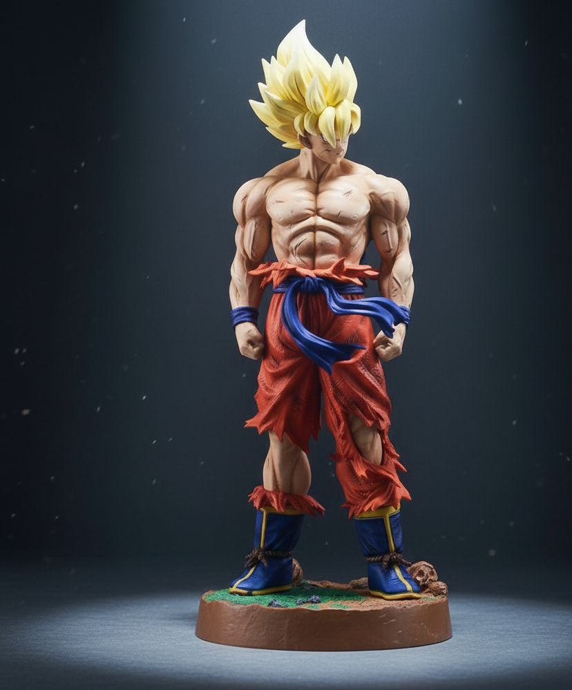 Super Saiyan Goku – 45 cm Ultimate Battle Damage Statue | Legendary Saiyan Power Collectible