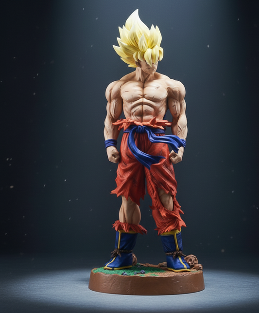 Super Saiyan Goku – 45 cm Ultimate Battle Damage Statue | Legendary Saiyan Power Collectible