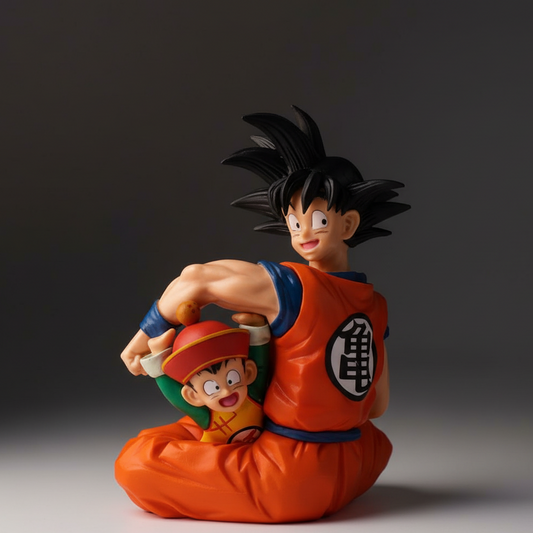 Dragon Ball Z Goku & Kid Gohan 16cm Father-Son Figure – Family Bond Edition