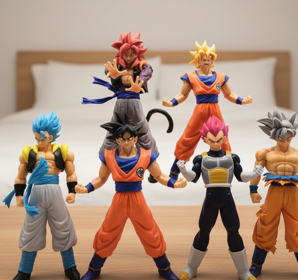 Dragon Ball Super Saiyan Power Collection – 6 Figure Set (18cm)
