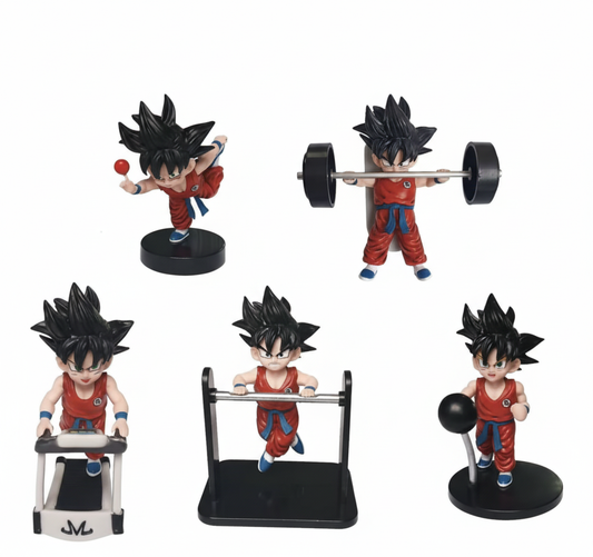 Dragon Ball Z – Kid Goku Intense Training Figure Set (12–13cm)