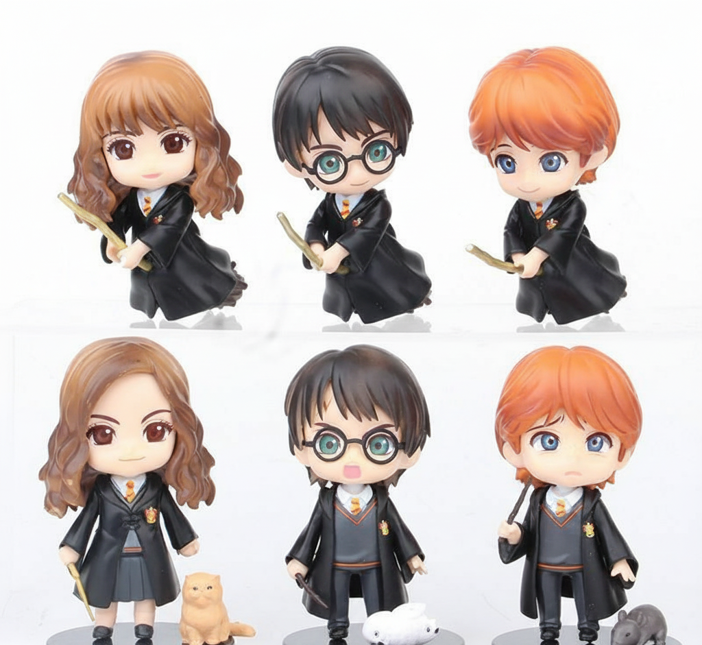 Wizarding World Chibi 3-Figure Set (10cm) – Magic Meets Cuteness!
