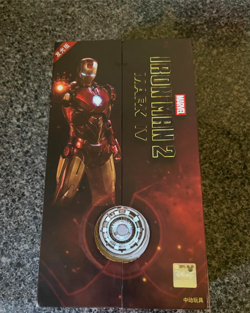 Original ZD Collection – Iron Man Mark IV (Iron Man 2) Premium Figure with LED Light (With Official Box)