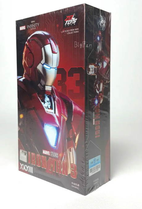 Original ZD Collection – Iron Man Mark XXXIII (Silver Centurion) Premium Figure (With Official Box)
