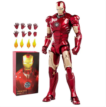 Original ZD Collection – Iron Man Mark III Premium Figure with LED Light (With Official Box)
