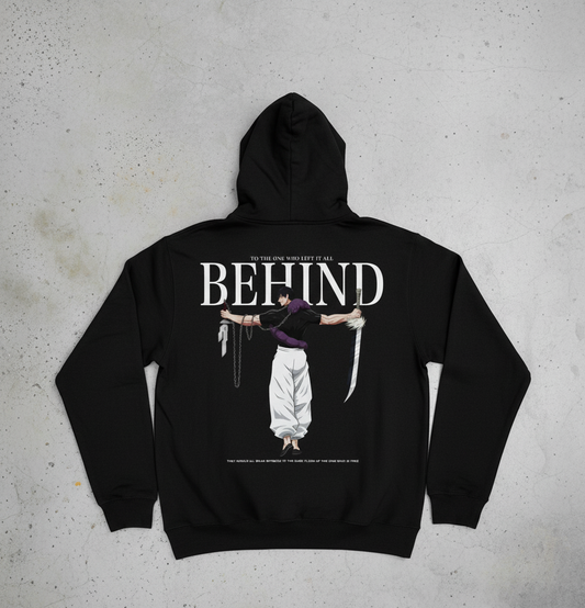 “Left It All Behind” Toji-Inspired Anime Hoodie