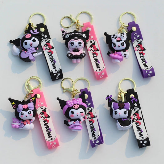 Kuromi Keychain Collection – Cute, Mischievous & Aesthetic