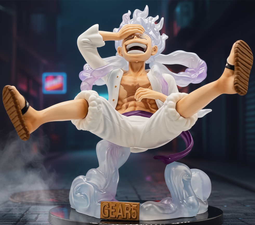 Monkey D. Luffy – Gear 5 Laughing God Edition | 17 cm Collectible Figure