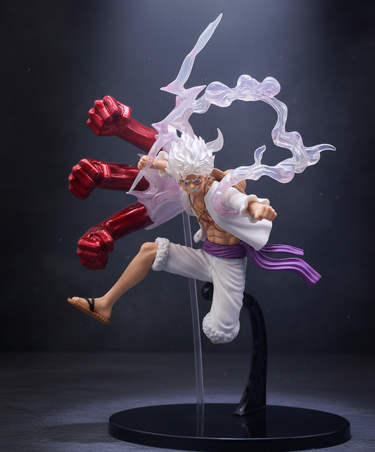 Monkey D. Luffy – Gear 5 Fierce Strike Edition | 18 cm Dynamic Action Figure